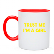 Чашка Trust Me I`m A Girl